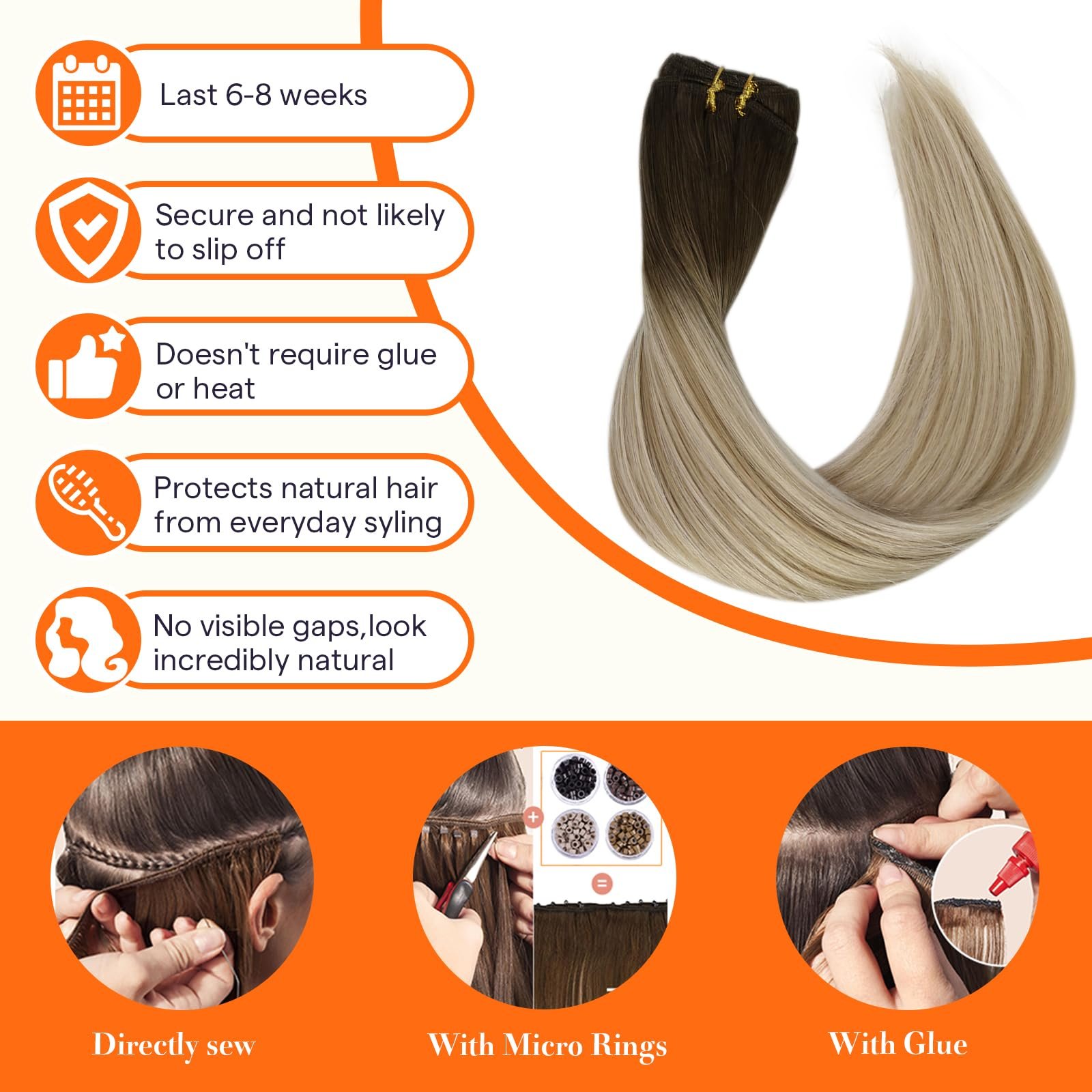 71mfI2R-ERL.jpg Full Shine Remy Weft Hair Extensions - Image 4