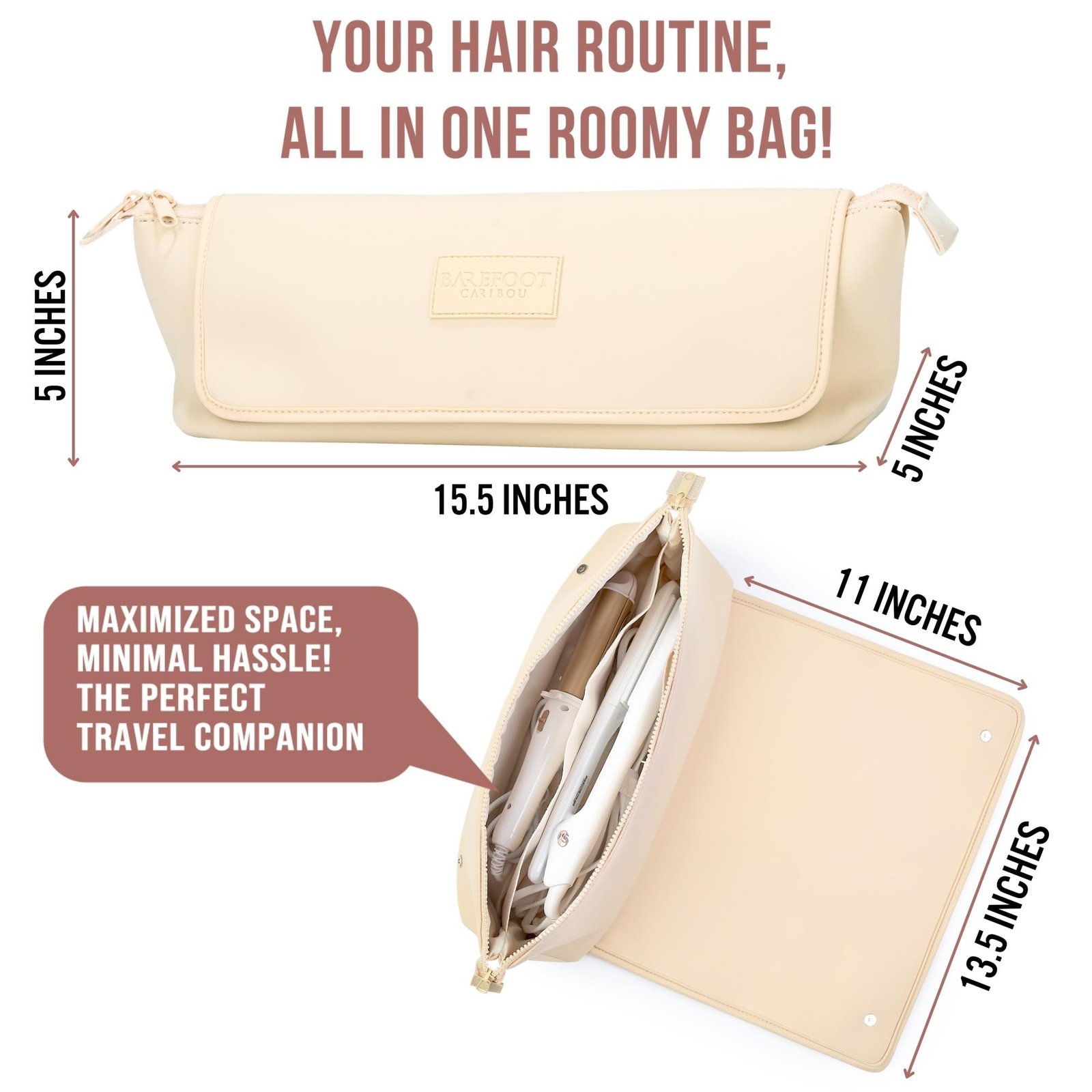 71nK0WDXslL.jpg Hair Tools Travel Bag - Image 2