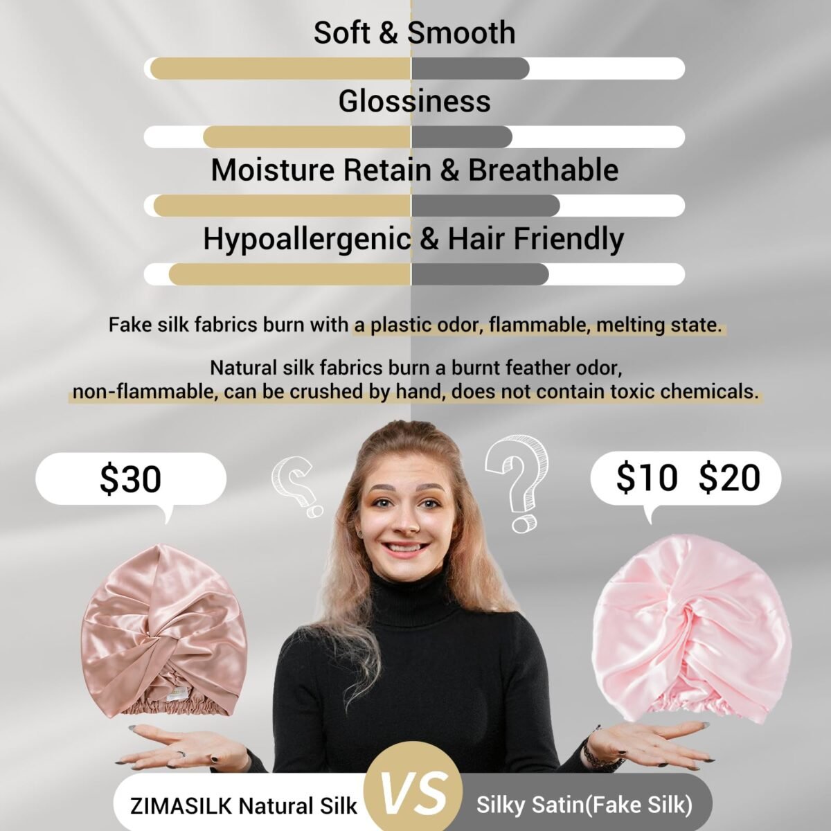 ZIMASILK Silk Bonnet Care - Image 3