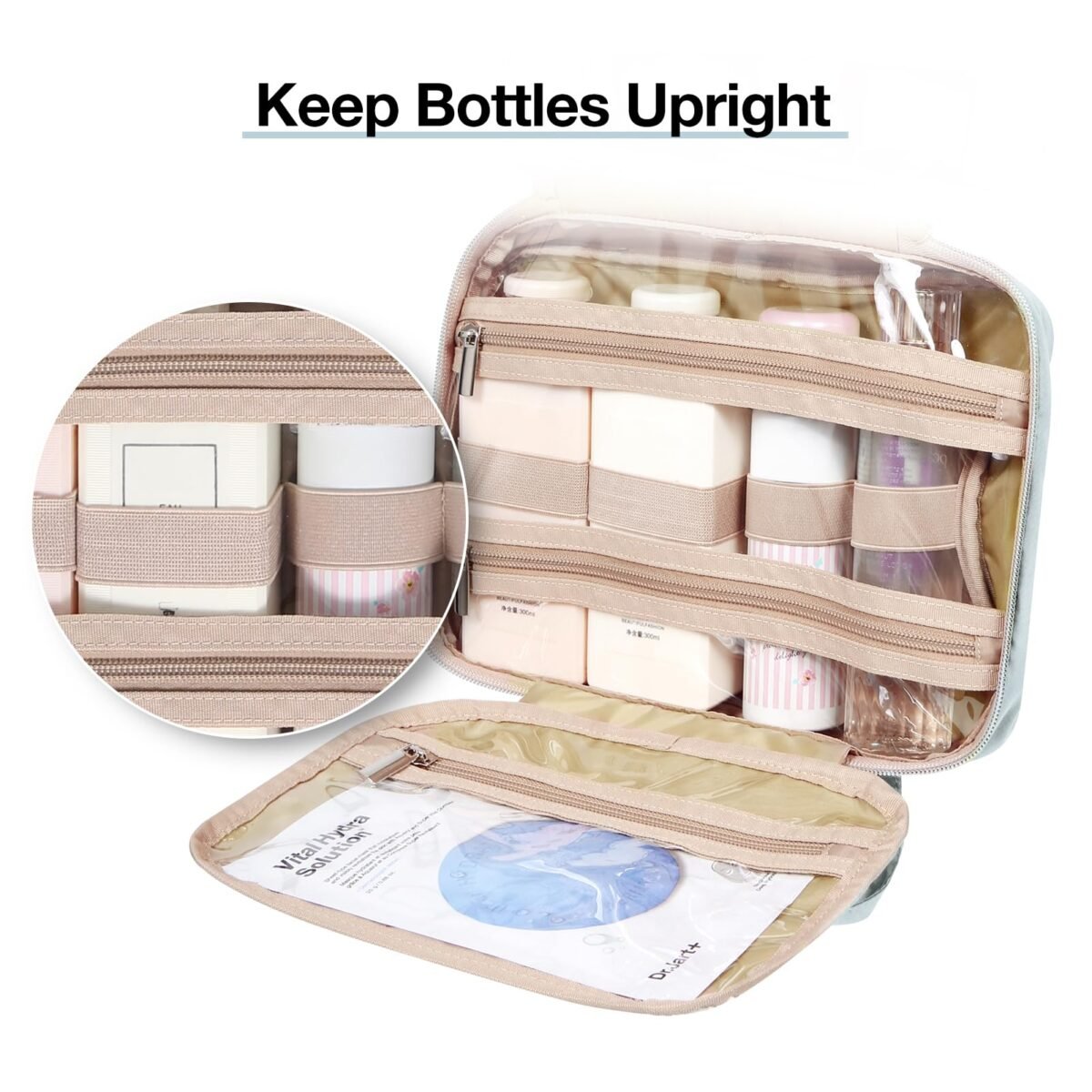 BAGSMART Travel Toiletry Organizer - Image 4