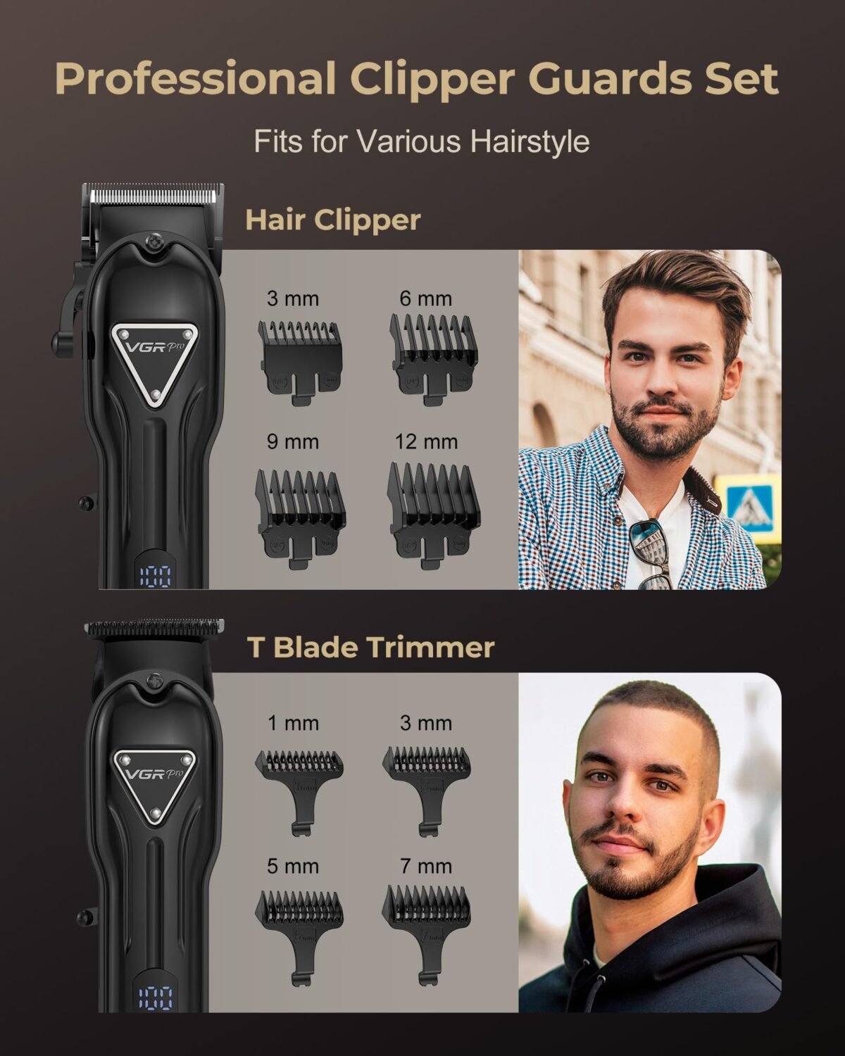 VGRPro Professional Hair Clippers - Image 5