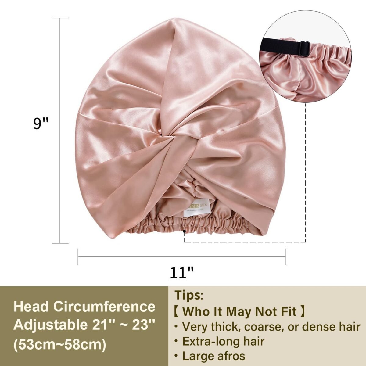 ZIMASILK Silk Bonnet Care - Image 5