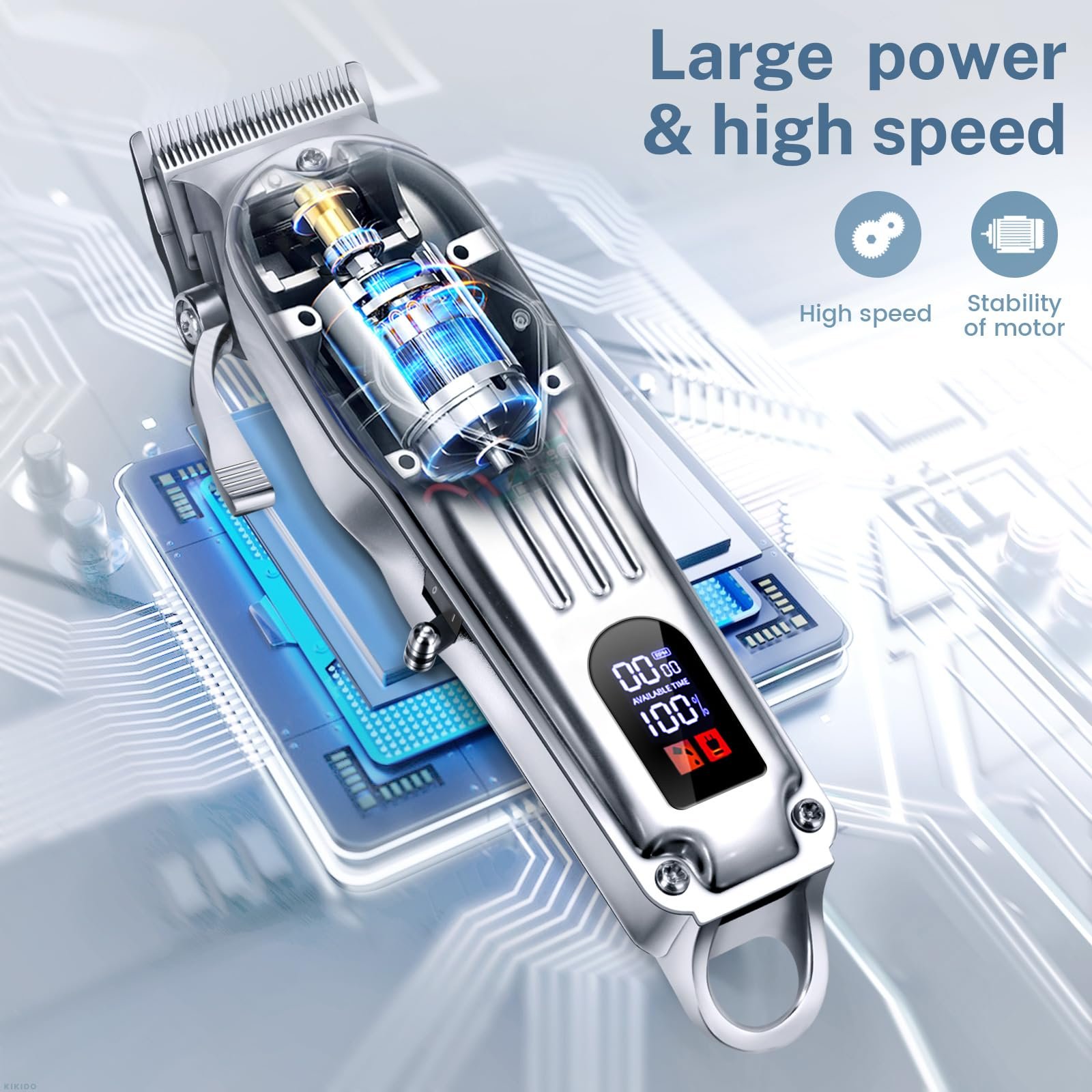 71ut74DIx3L.jpg KIKIDO Cordless Hair Clippers - Image 5