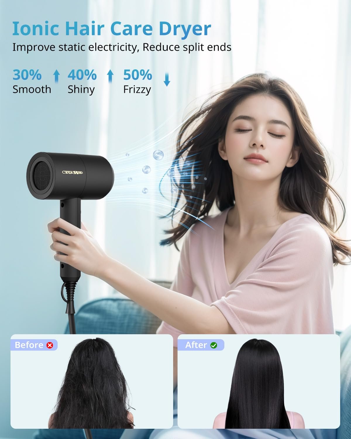 Version 1.0.0 SHRATE Lightweight Ionic Hair Dryer - Image 6