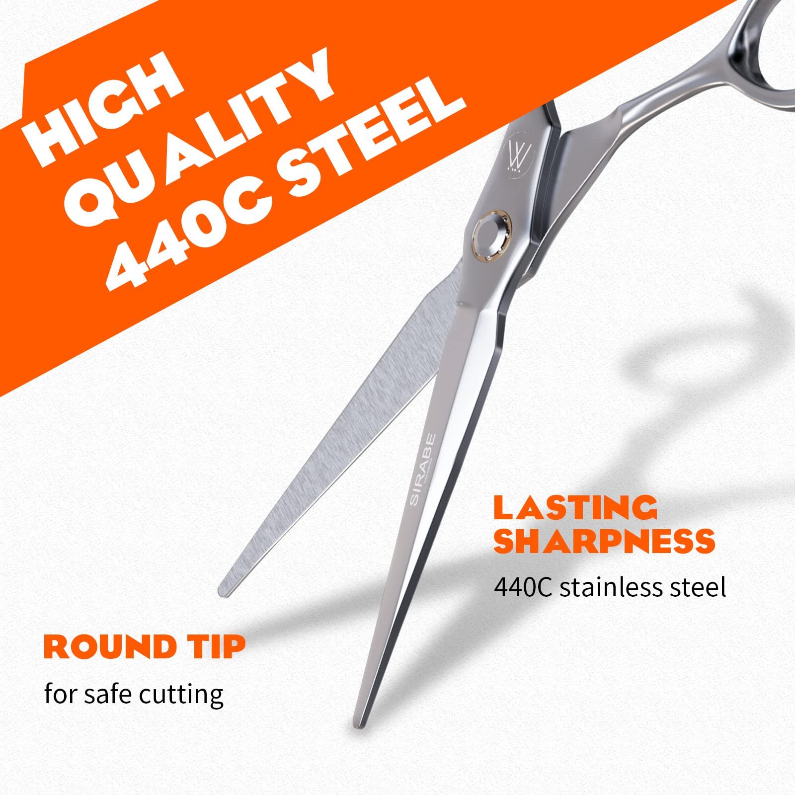 71vdKBwF6pL.jpg Sirabe Professional Hair Cutting Scissors - Image 4