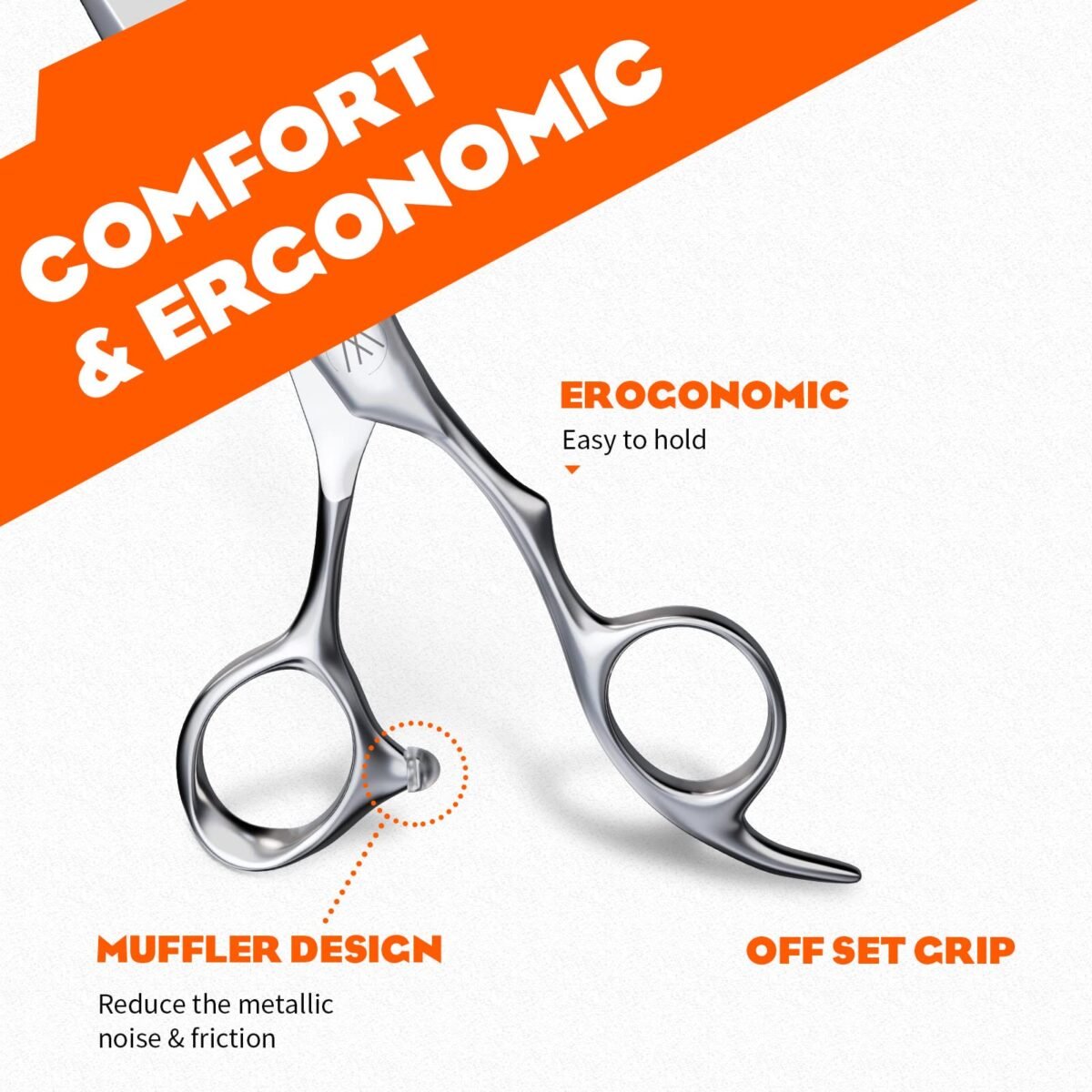 Sirabe Professional Hair Cutting Scissors - Image 3