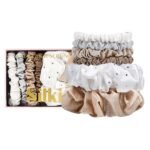 Silkie Mulberry Silk Scrunchies Set