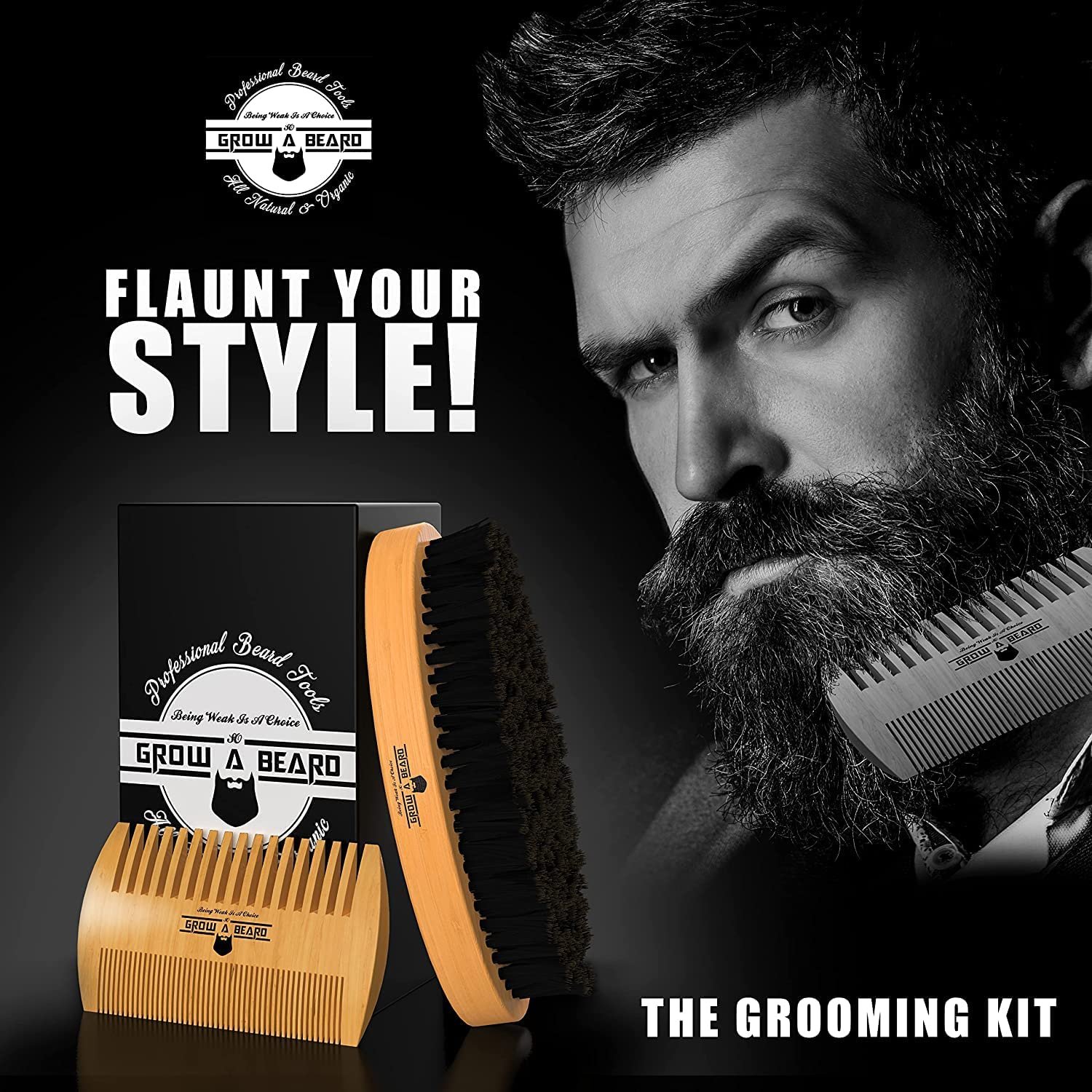 81AKZhcd0mL.jpg Grow A Beard Grooming Kit - Image 5