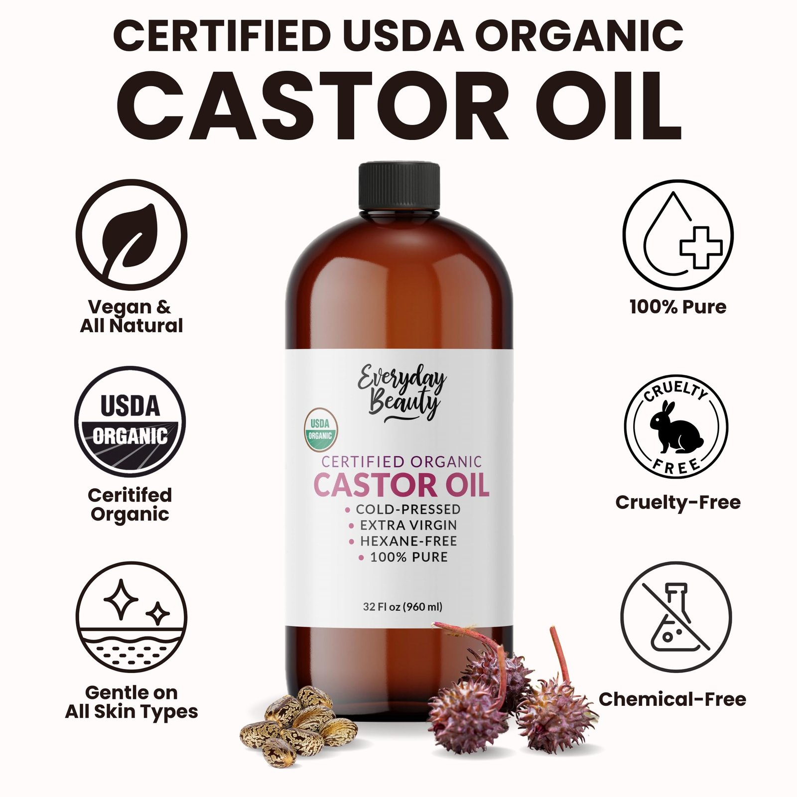 81BMLuv3nQL.jpg Organic Castor Oil for Hair - Image 2