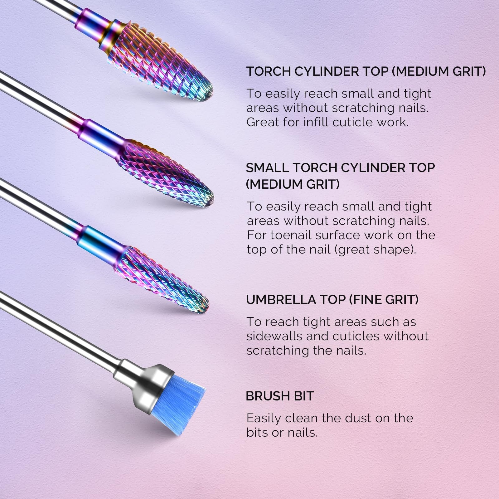 81BZYn3mjQL.jpg MelodySusie Nail Drill Bits Set - Image 6