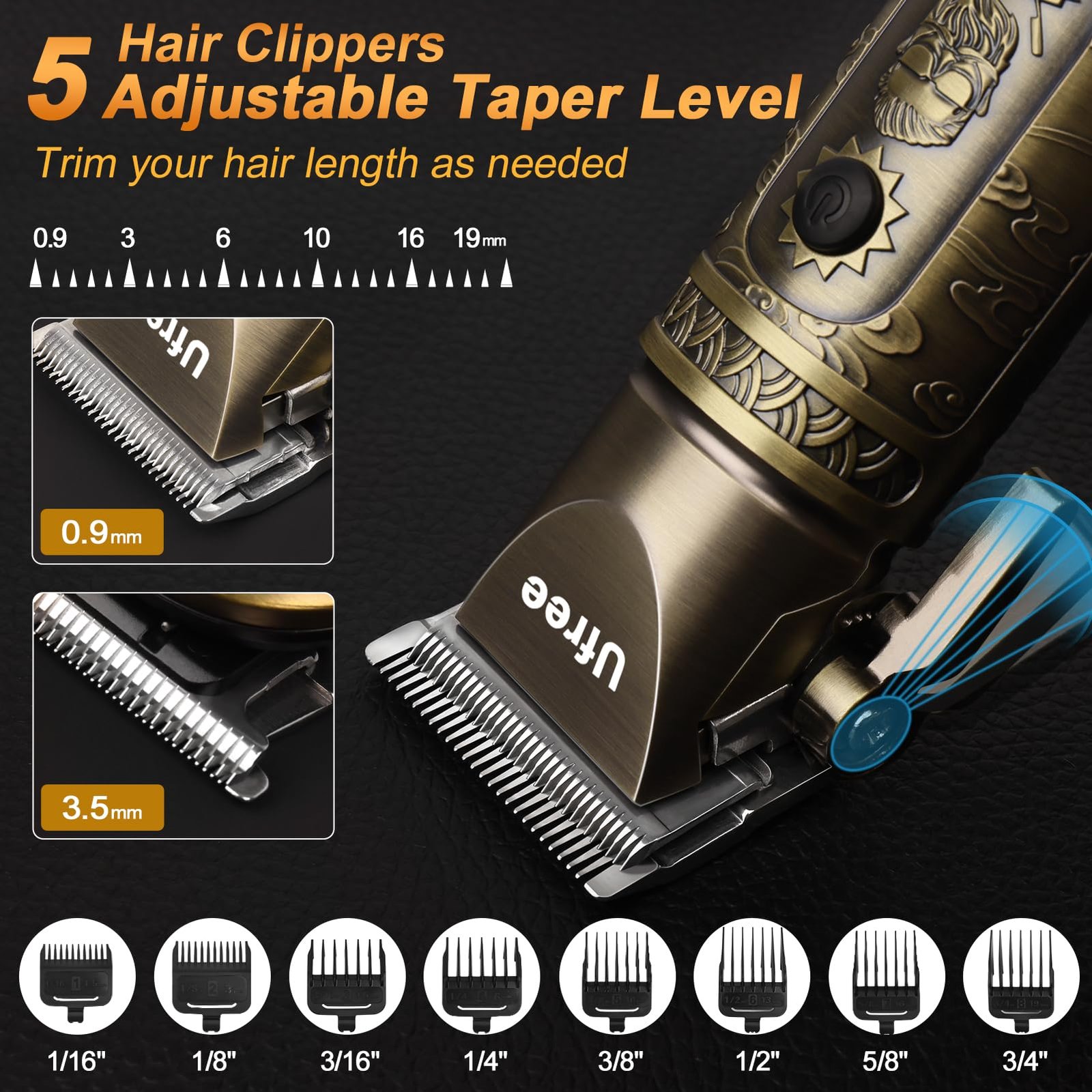 81Bmc0GMM1L.jpg Ufree Beard Trimmer Kit - Image 2