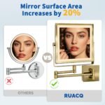 Ruacq Makeup Mirror with Lights - Image 4