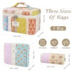 Givurao Cotton Makeup Bag Set - Image 2