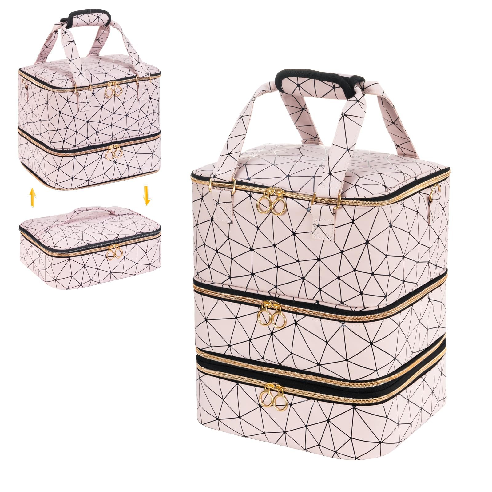 81FcfXziUfL.jpg Uross Nail Polish Organizer Bag - Image 1