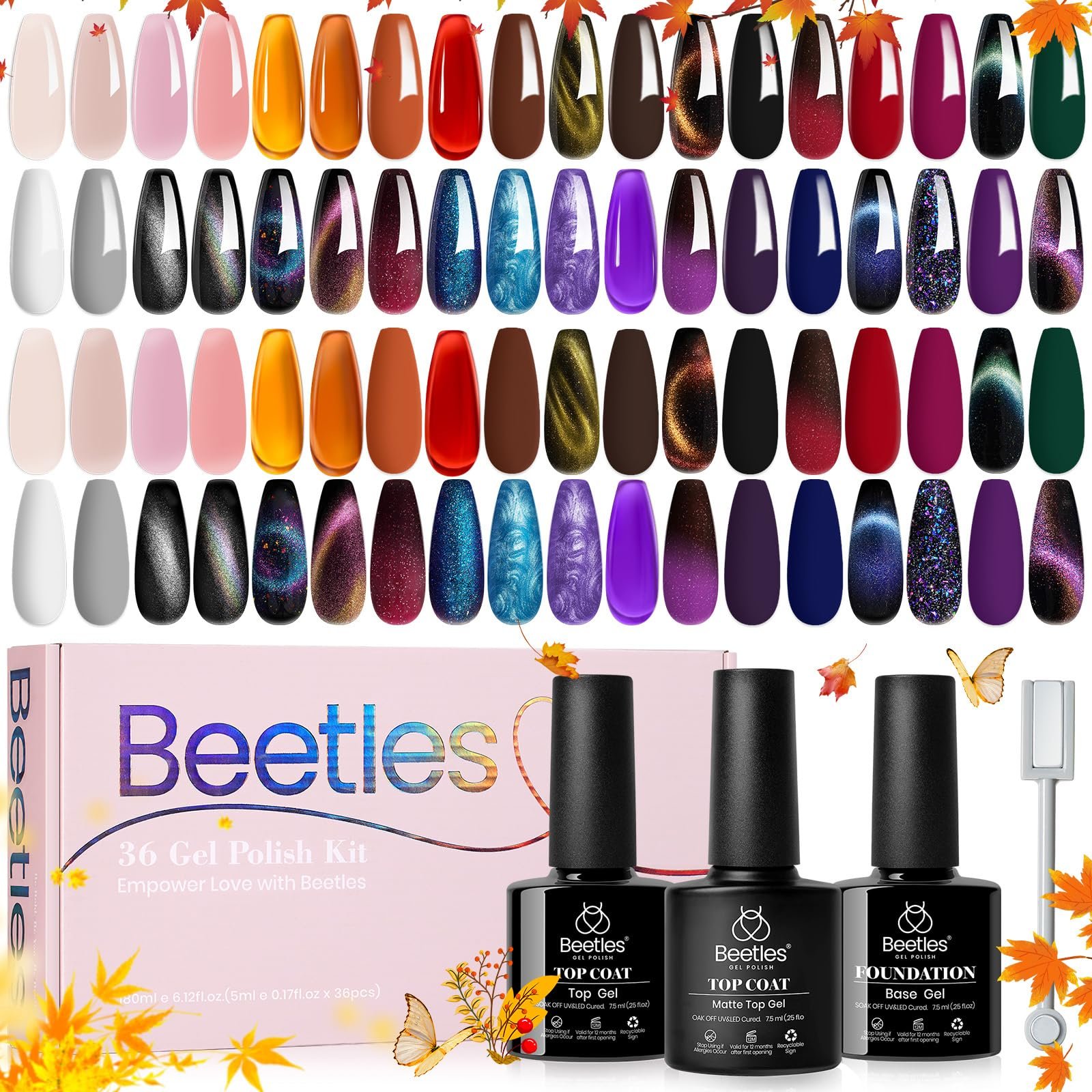 81JWnTFIqvL.jpg Beetles Gel Nail Polish Set - Image 1
