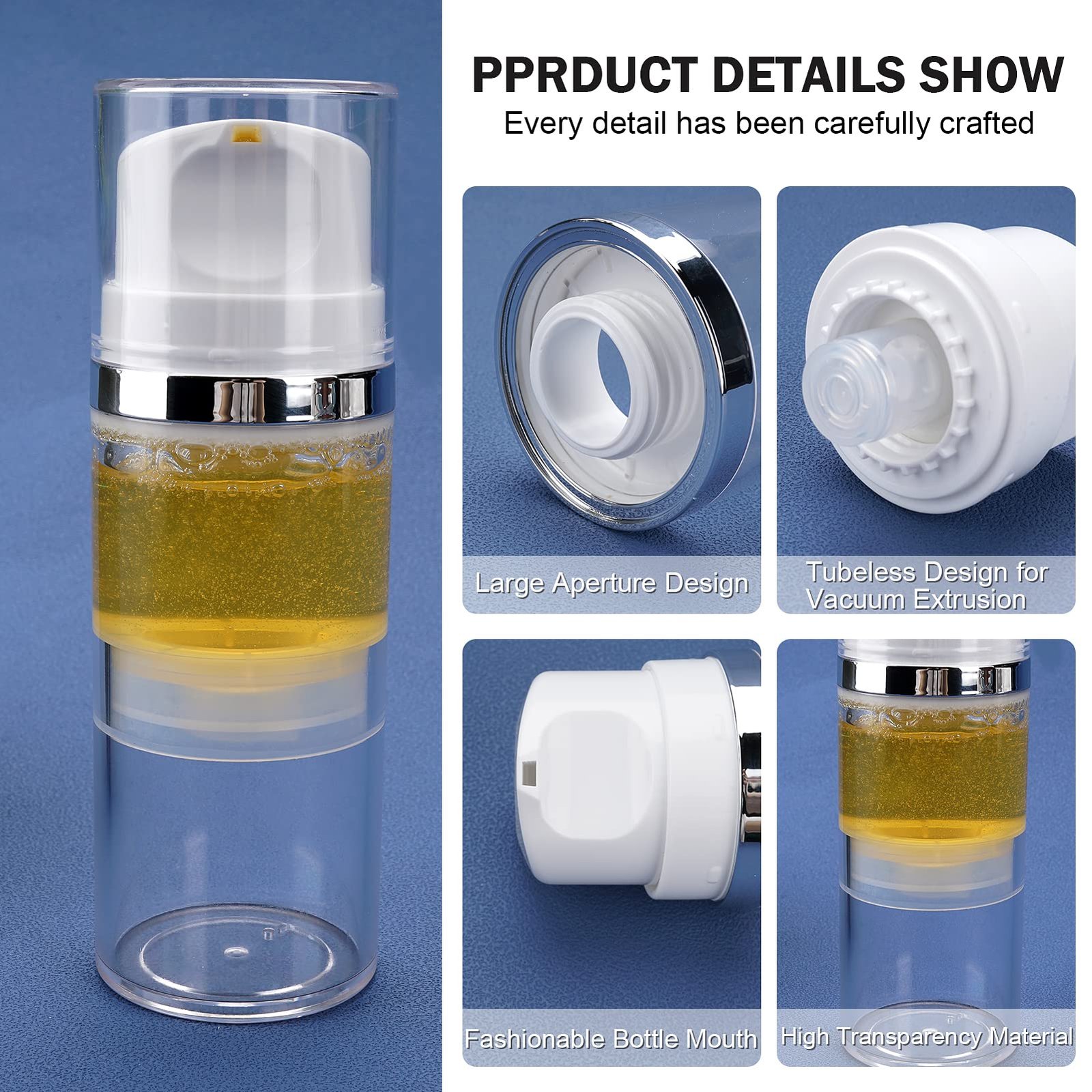 81JpnjCb89L.jpg Cosywell Airless Pump Bottles Set - Image 3