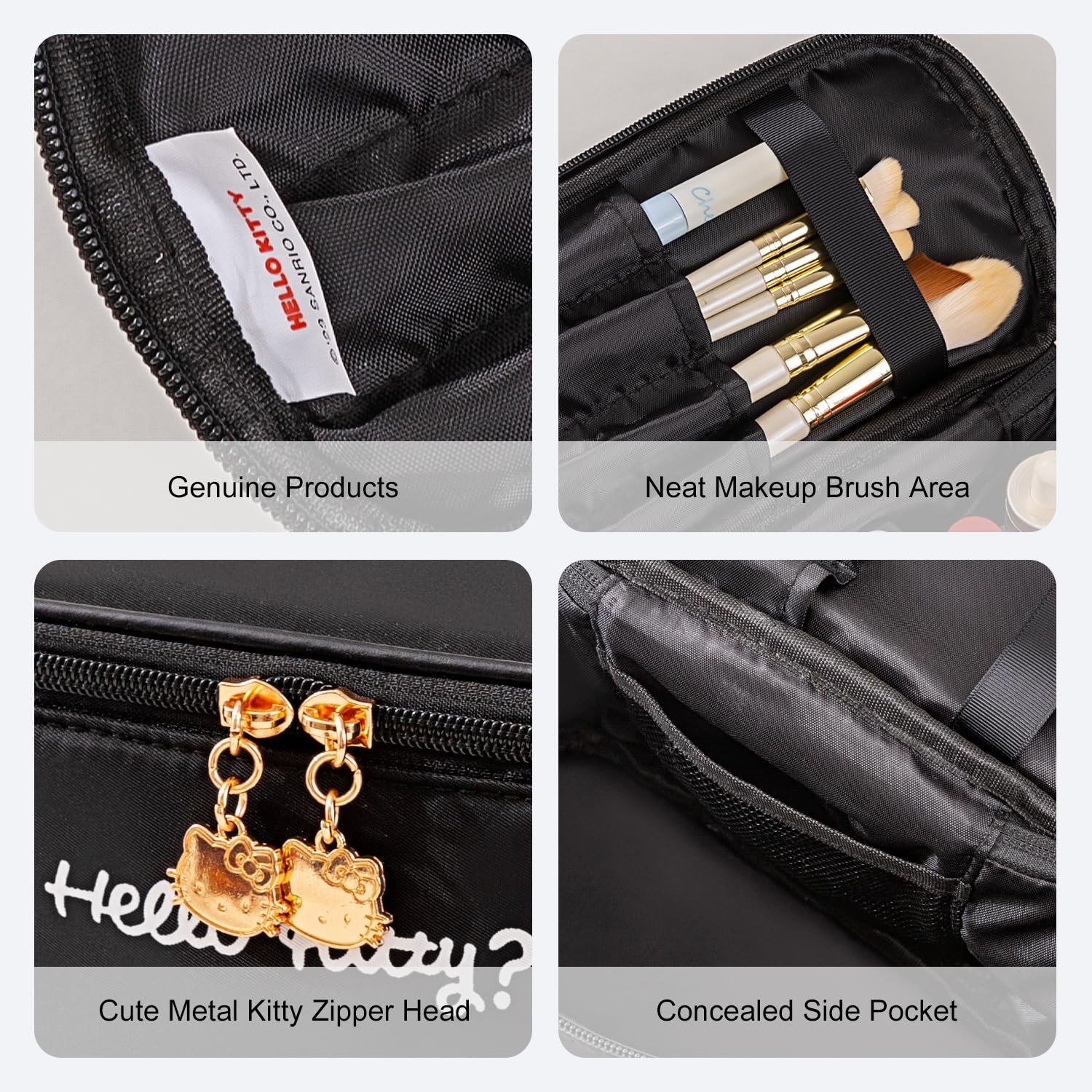 81NP8kKqszL.jpg AmBealla Travel Makeup Bag - Image 8