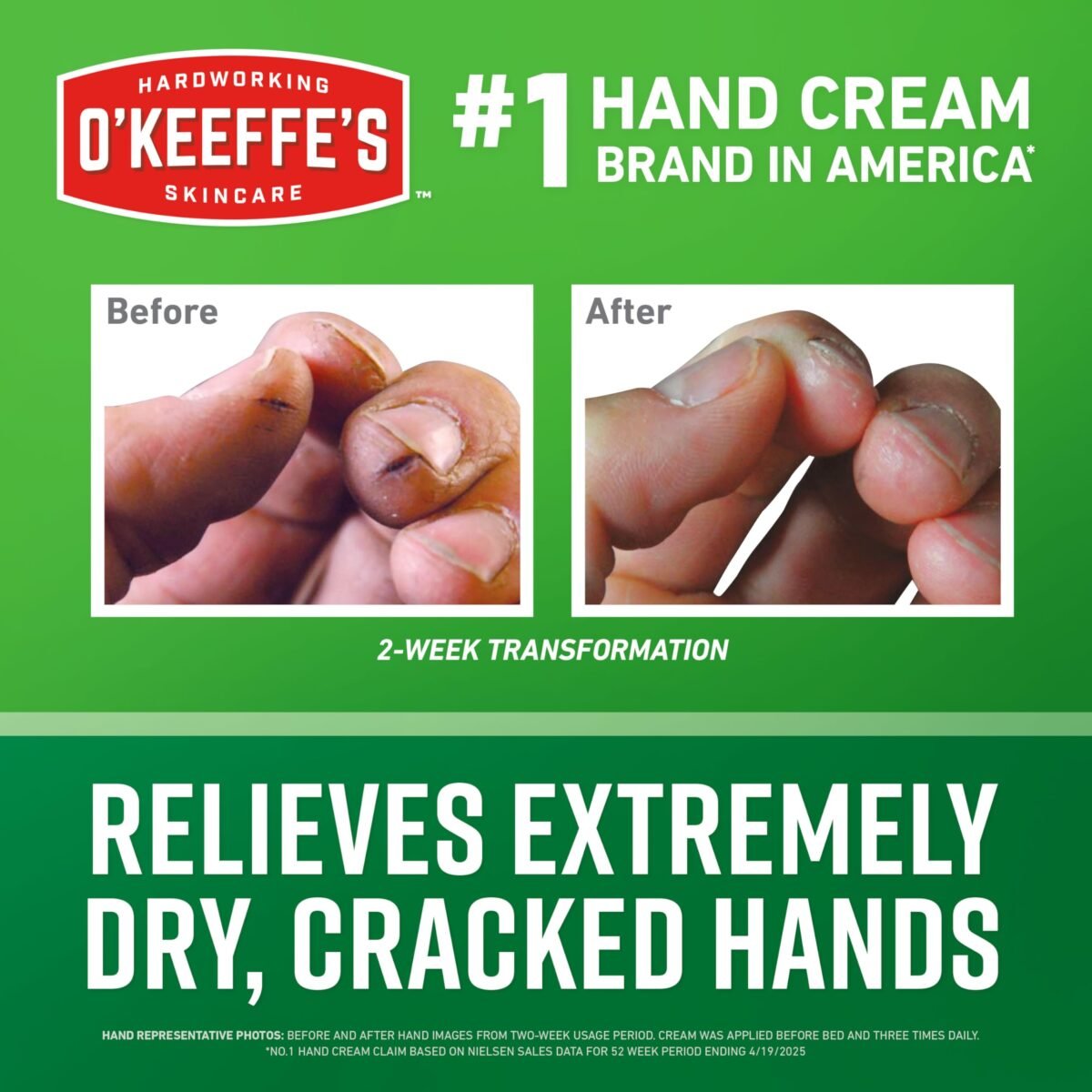 O'Keeffe's Hand Cream - 6.8 oz Jar - Image 2