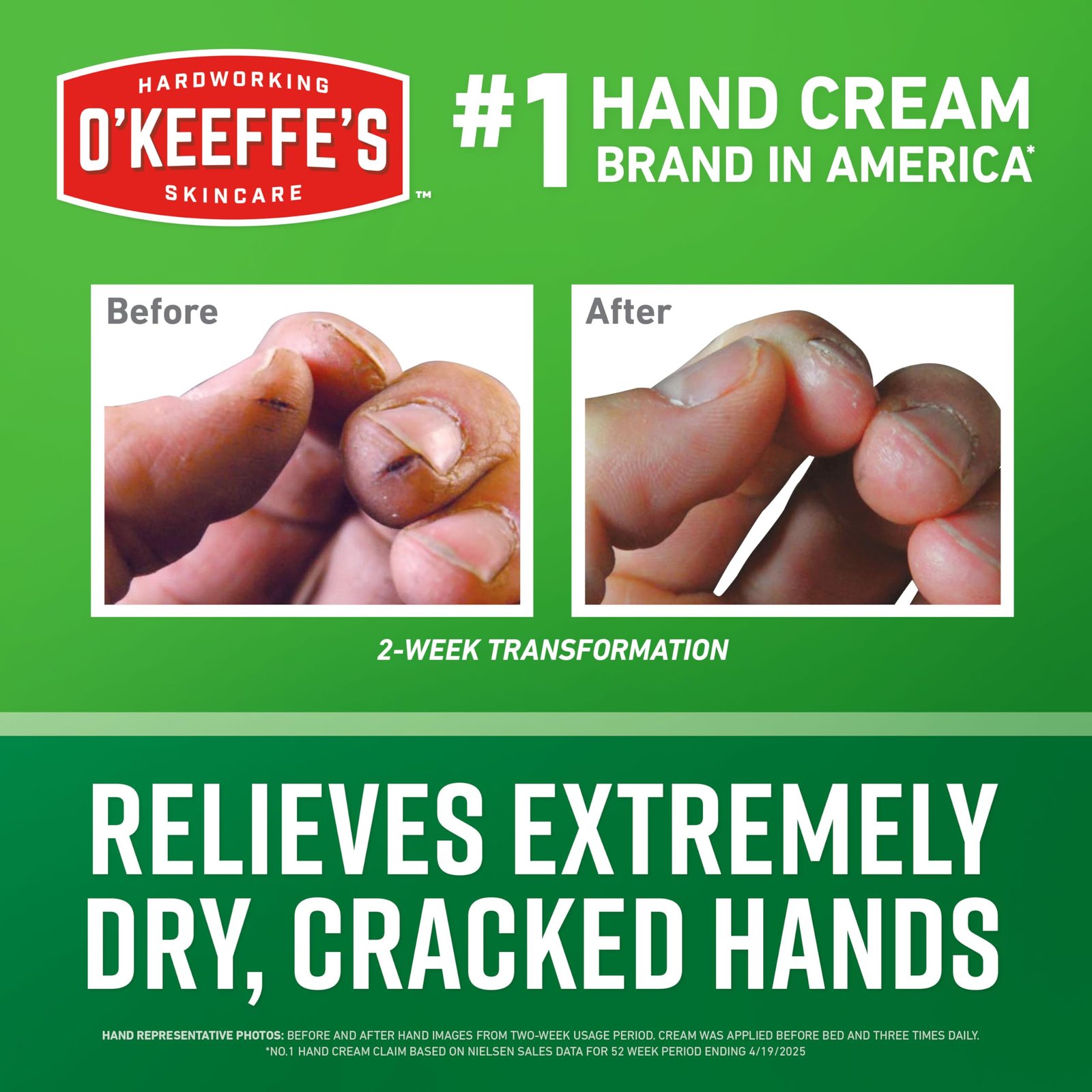 81NmULZOhuL.jpg O'Keeffe's Hand Cream - 6.8 oz Jar - Image 2