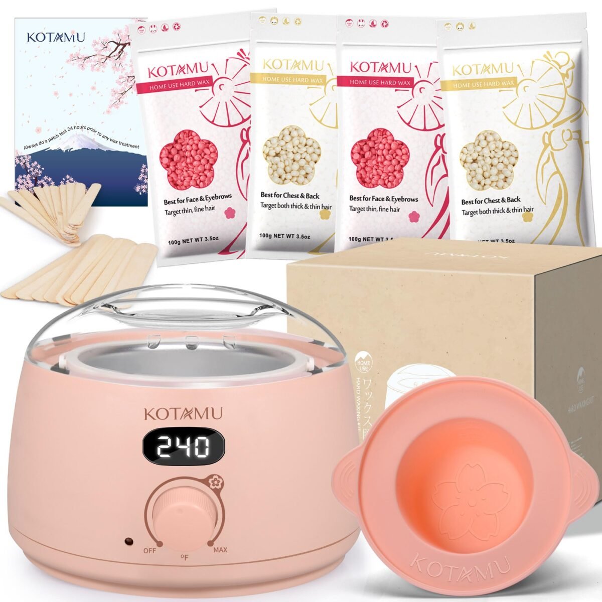 KOTAMU Hair Removal Waxing Kit - Image 1