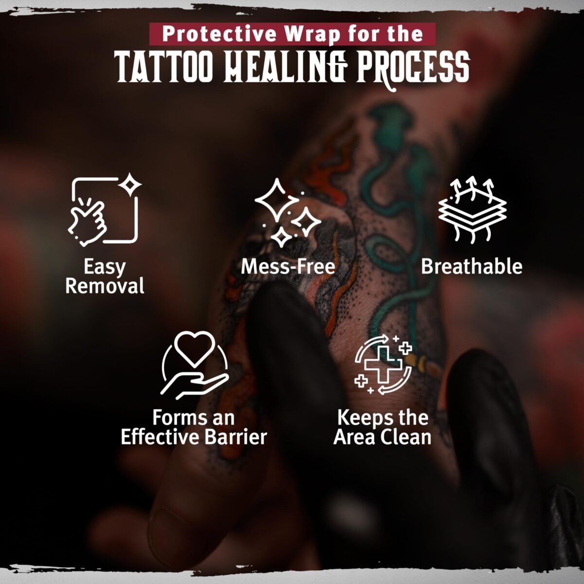 Hustle Butter Tattoo Wrap - Image 4