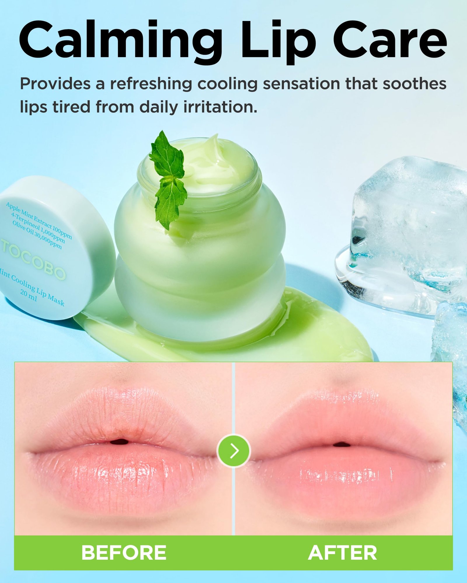 81W1ZjIKahL.jpg TOCOBO Mint Lip Mask - Image 3