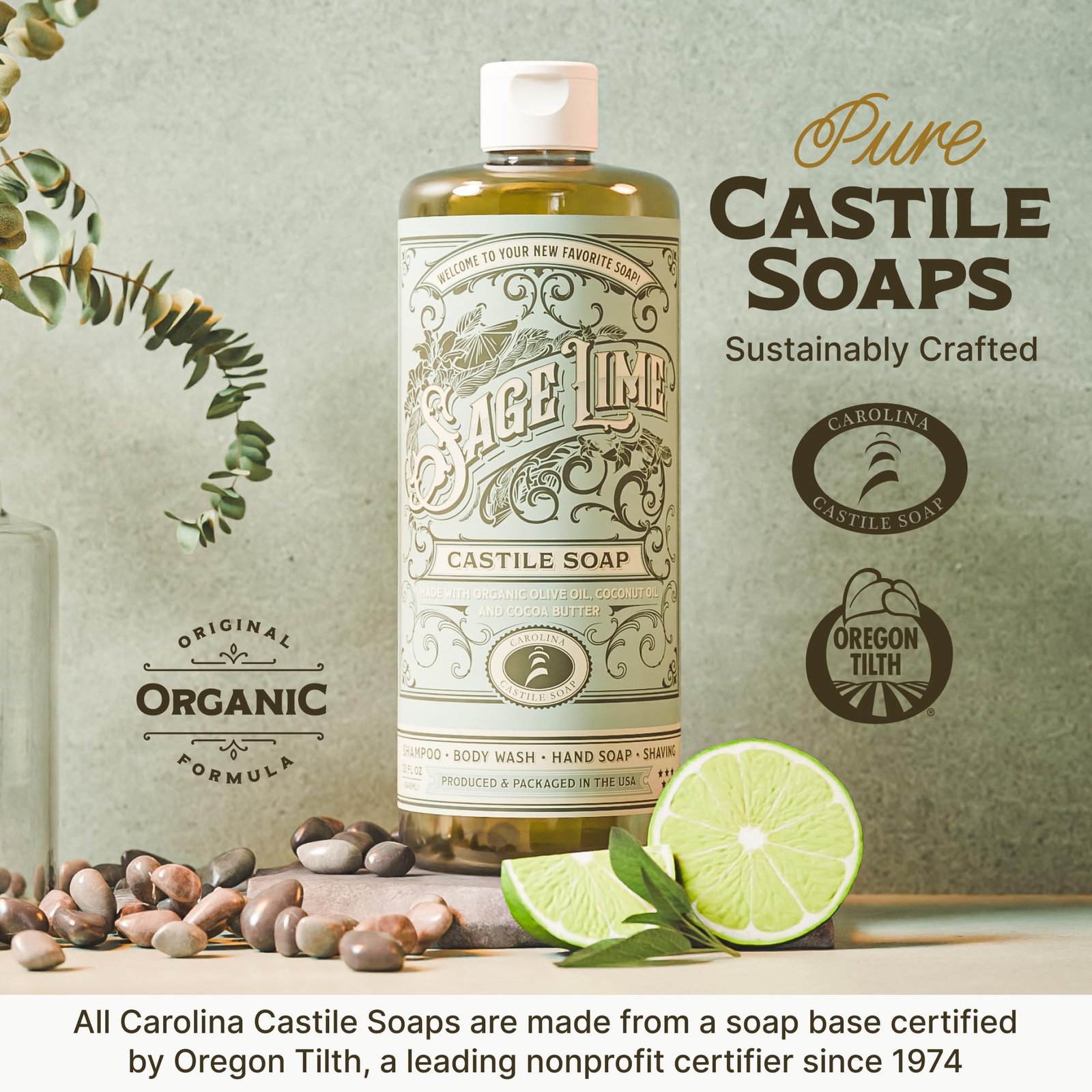 81WhE5rgVwL.jpg Carolina Sage Lime Castile Soap - Image 6