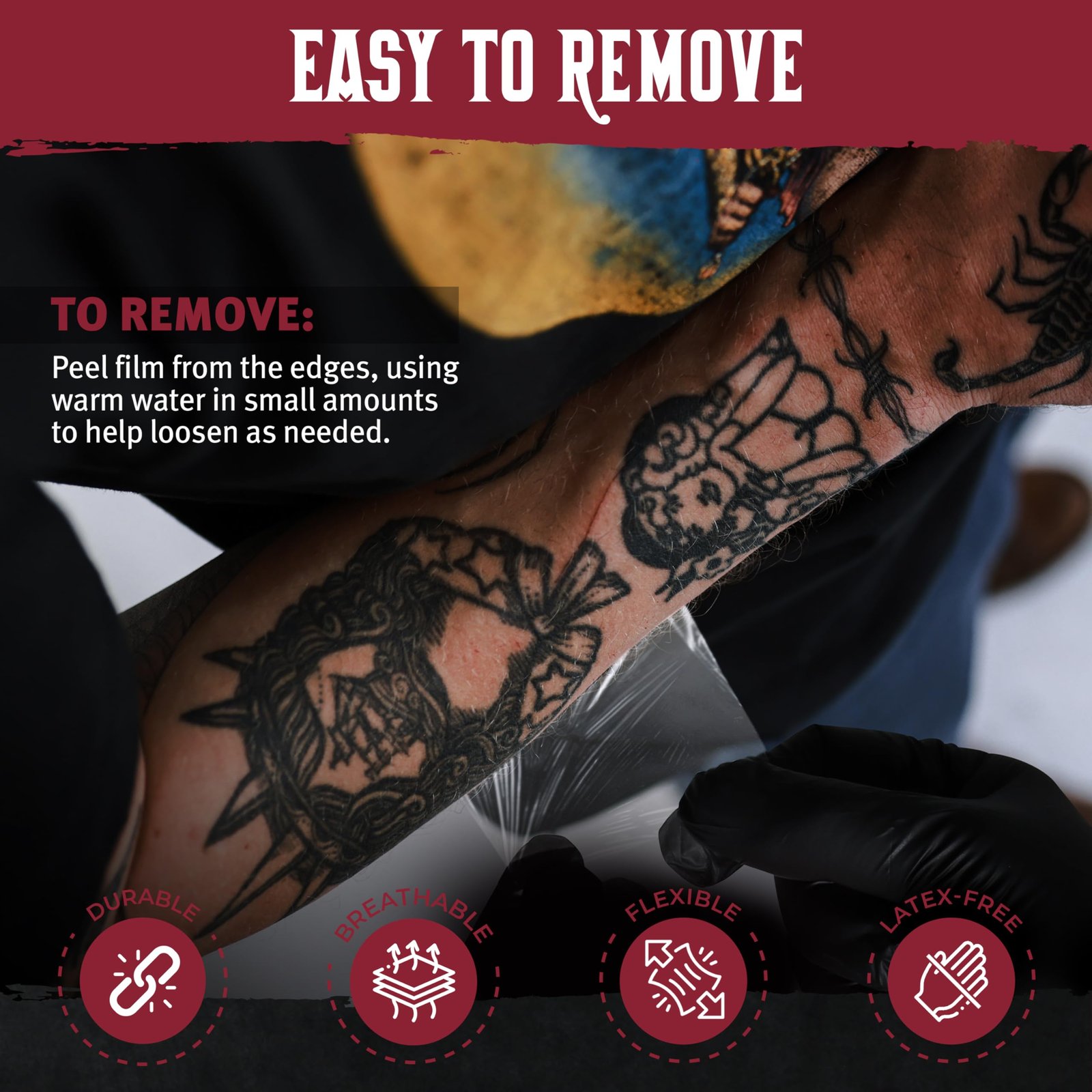 Version 1.0.0 Hustle Butter Tattoo Wrap - Image 6