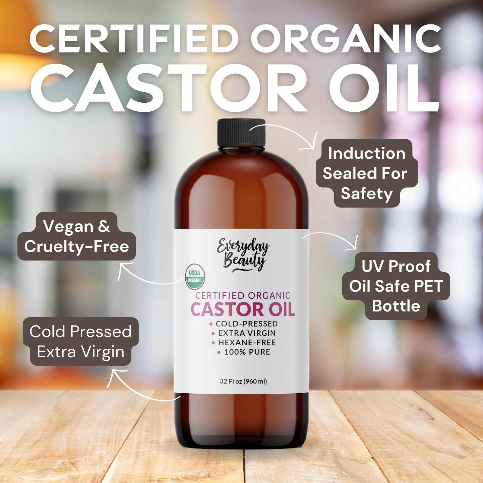 81XyV1fiuOL.jpg Organic Castor Oil for Hair - Image 6