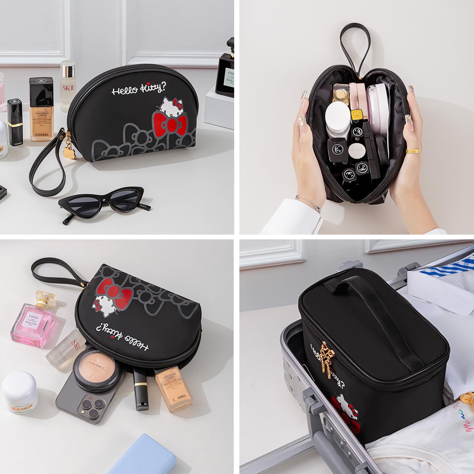 81lMn8UlcCL.jpg AmBealla Travel Makeup Bag - Image 7