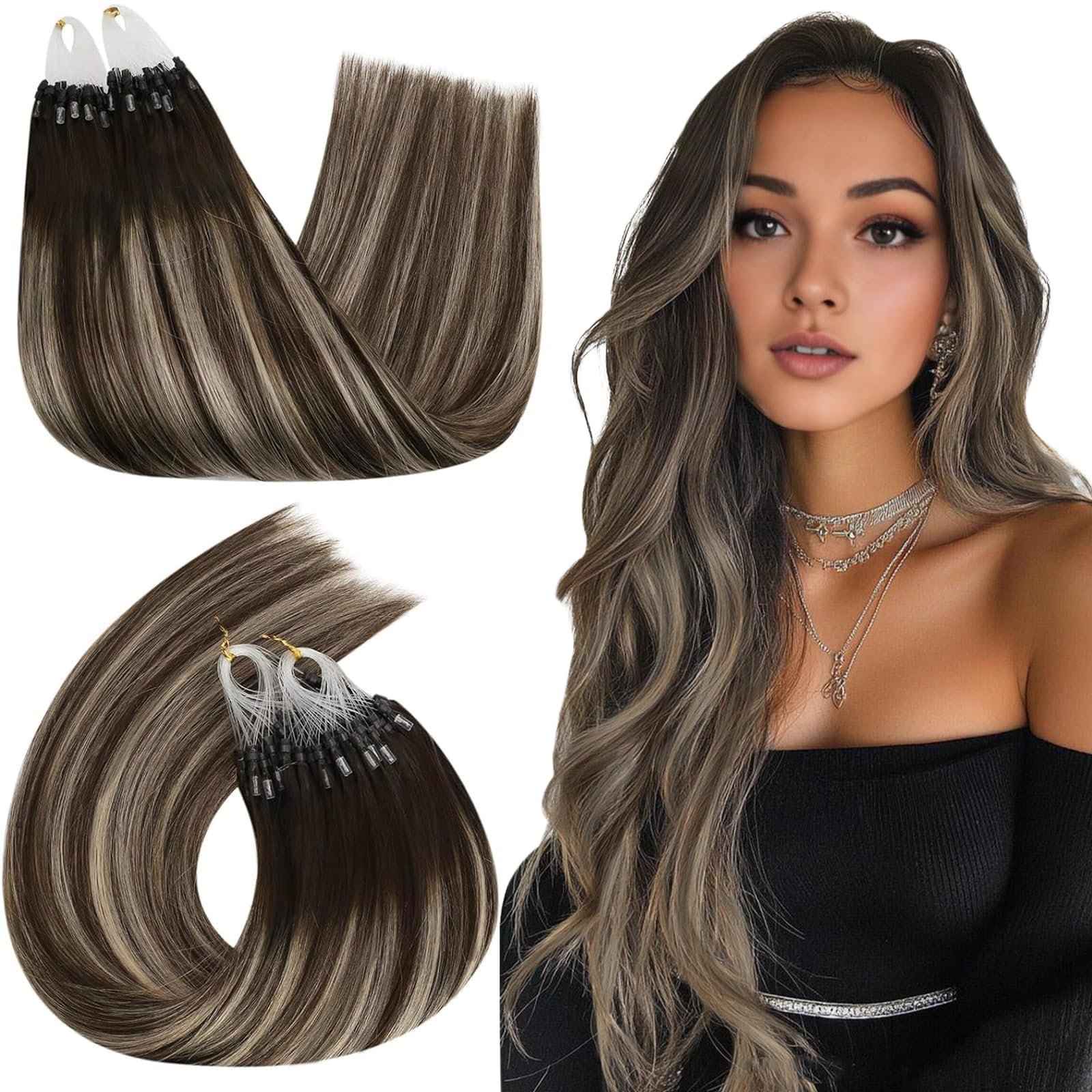 81m5YchkMDL.jpg Micro Loop Hair Extensions - Image 1