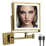 Ruacq Makeup Mirror with Lights