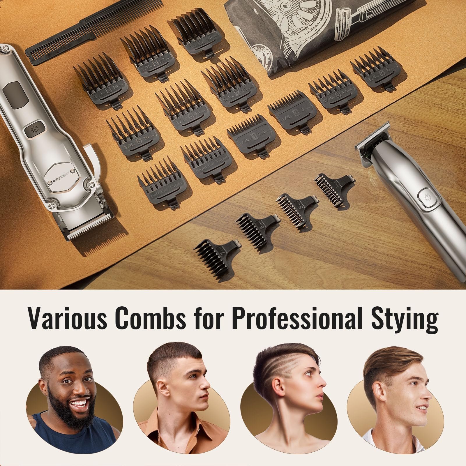 81oPpvHaB1L.jpg Professional Clippers & Trimmers Set - Image 7