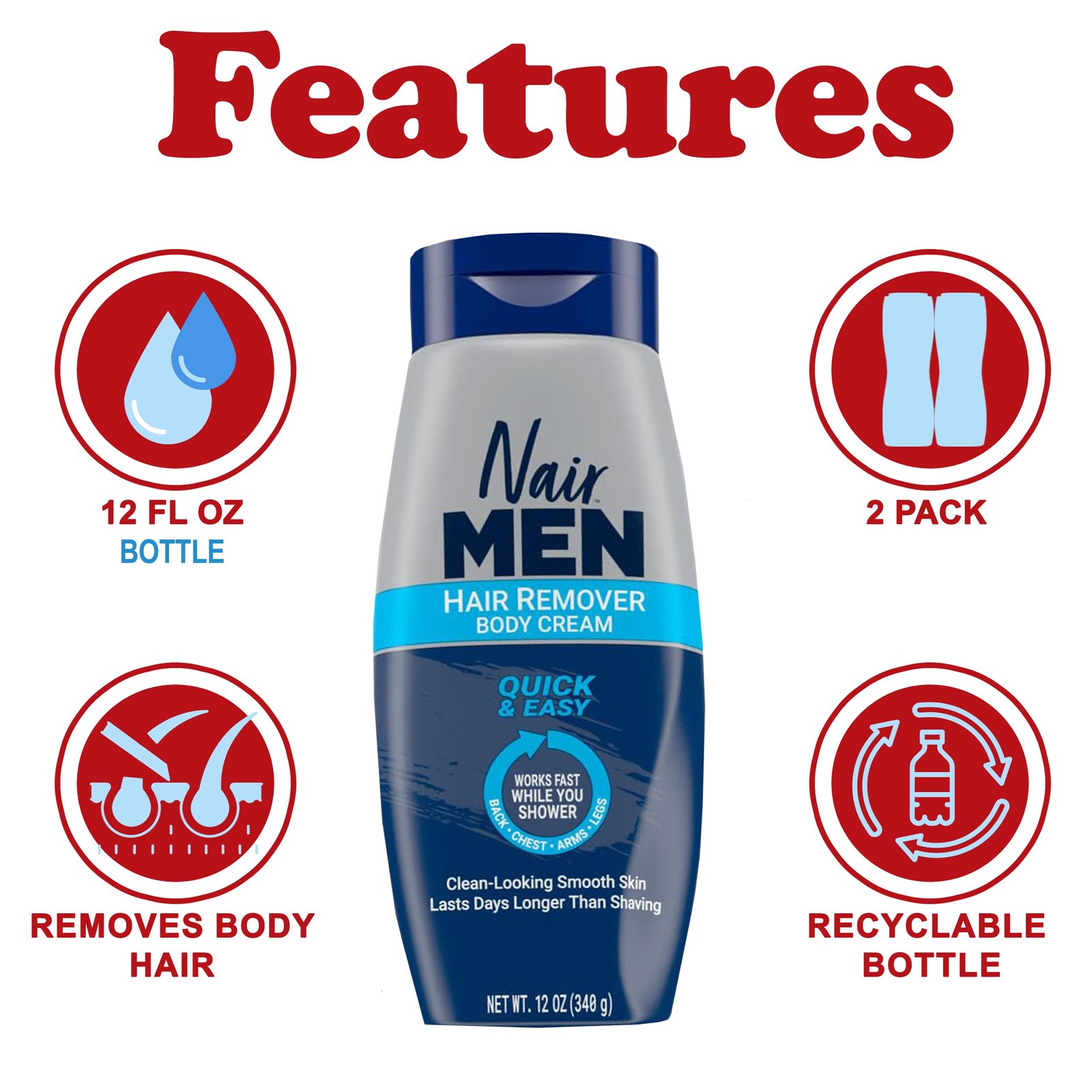 81oW9f0ftL.jpg Nair Men Body Hair Removal Cream - Image 2