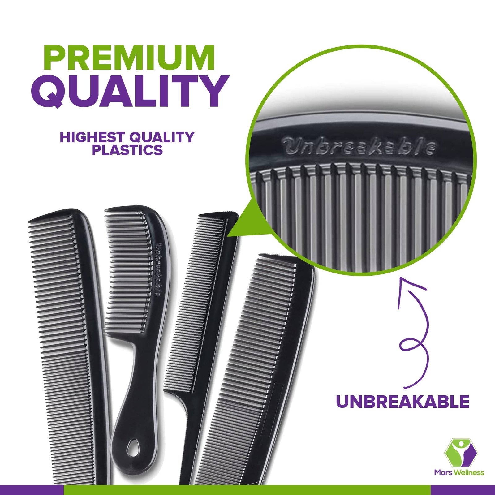 81qRZSI99HL.jpg Professional Comb Set - Mars Wellness USA - Image 2