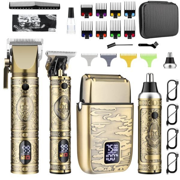 Professional Men's Hair Clipper Kit
