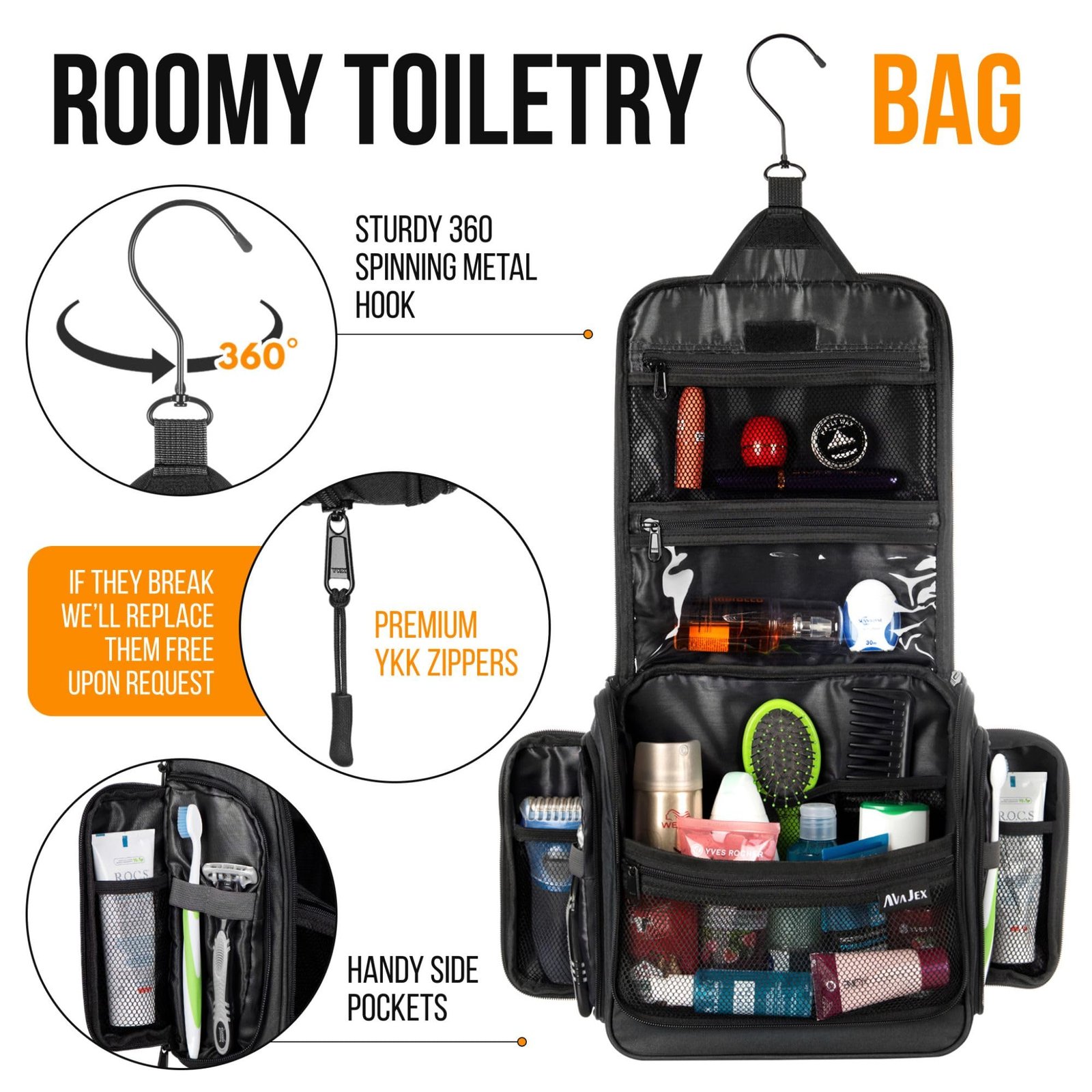 81vOo5RTzuL.jpg Premium Travel Toiletry Bag - Image 5