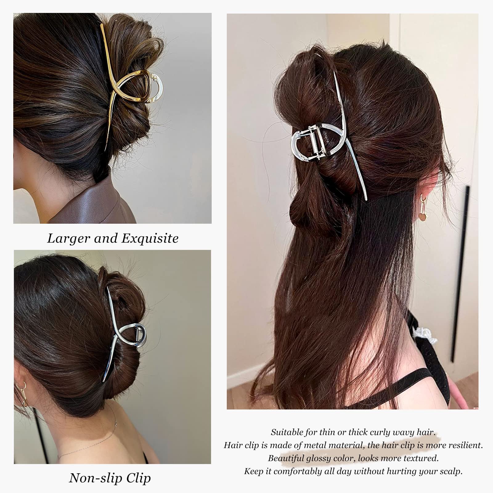 81zIfaAhhdL.jpg FAELBATY Butterfly Hair Clips - Image 3