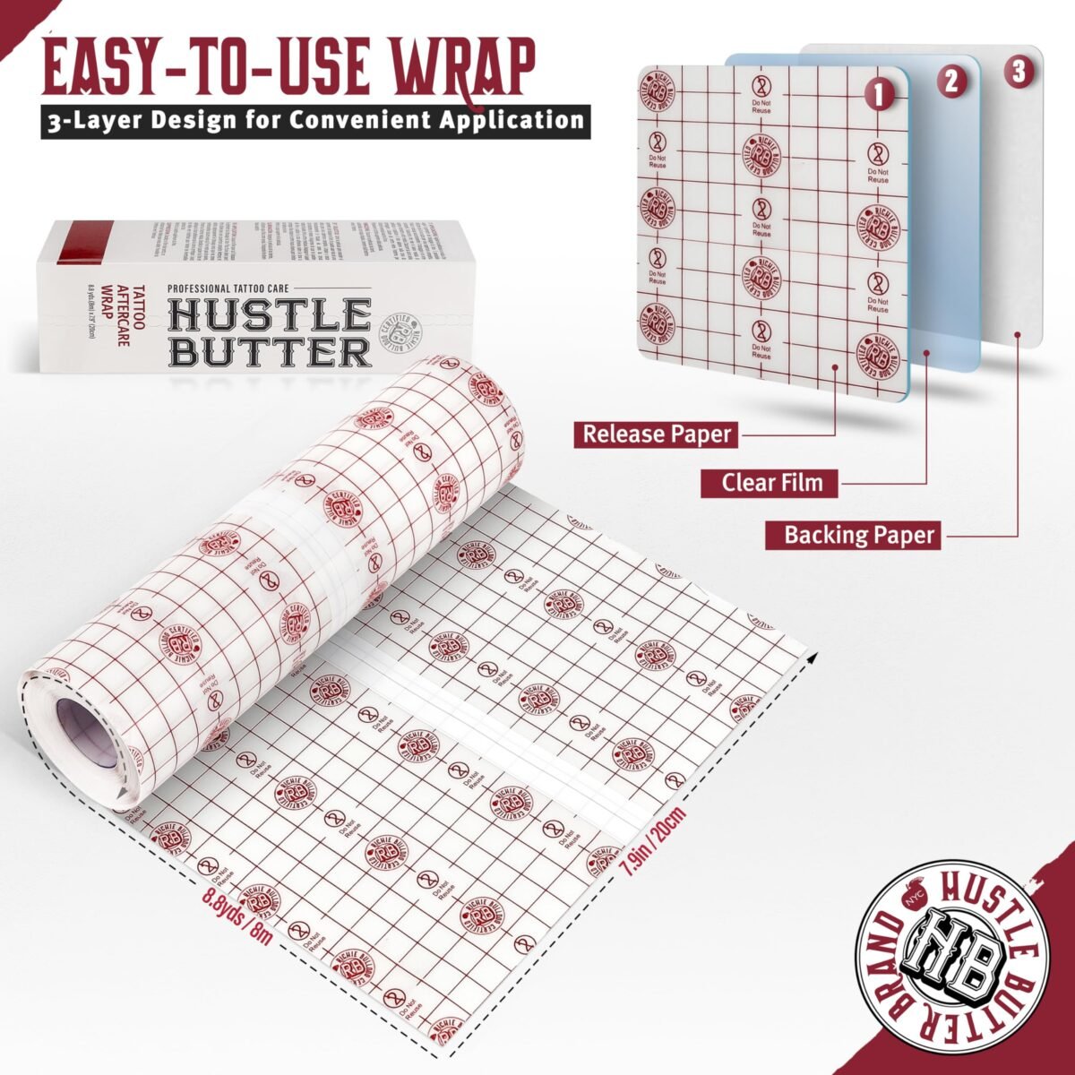Hustle Butter Tattoo Wrap - Image 2